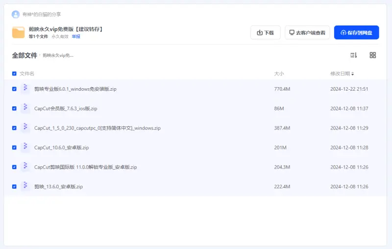 图片[2]-剪映破解版+永久VIP+安卓/Windows+简体中文-概念资源网-优质资源及技术分享站